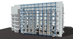 Хомутовые строительные леса ЛХ-60 площадь 500 м² Хомутовые строительные леса ЛХ-60 площадь 500 м²