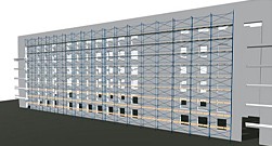 Рамные строительные леса ЛРСП-30 площадь 1000 м² Рамные строительные леса ЛРСП-30 площадь 1000 м²